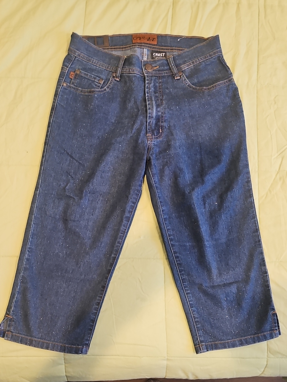 Crest Women's Relaxed Dark Blue Denim Jeans
